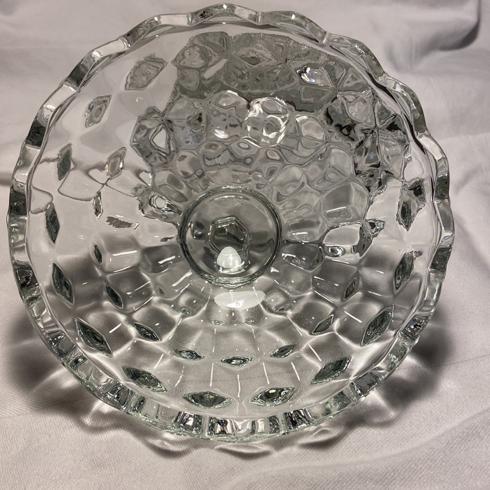 Vintage Fostoria Candy Dish with Lid American Clear (Stem 2056) - Picture 10 of 15